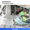 ZONESUN ZS-TB160POP Real-time Print Thermal Flat Labeling Machine
