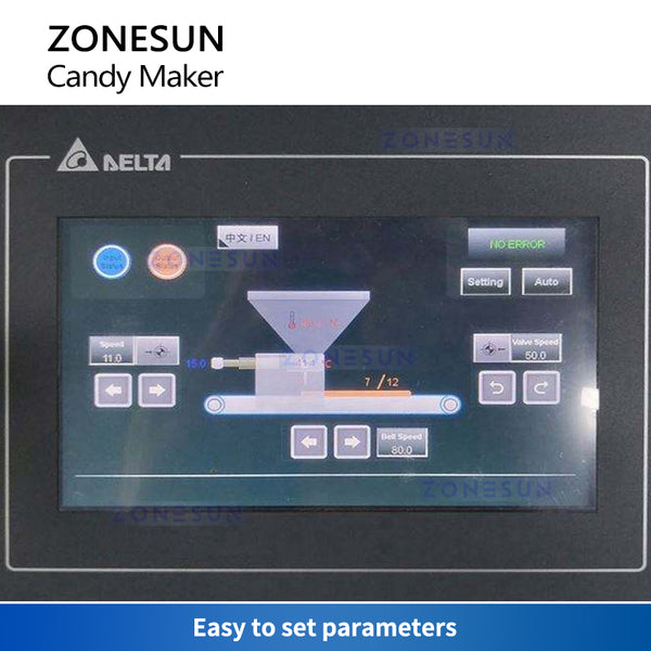 ZONESUN ZS-GD10 Semi-Automatic Gummy & Chocolate Depositing Machine