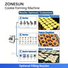 ZONESUN ZS-EH400 Automatic Cookie Depositor and Forming Machine for Cookies Cupcakes Puffs and Macaroons