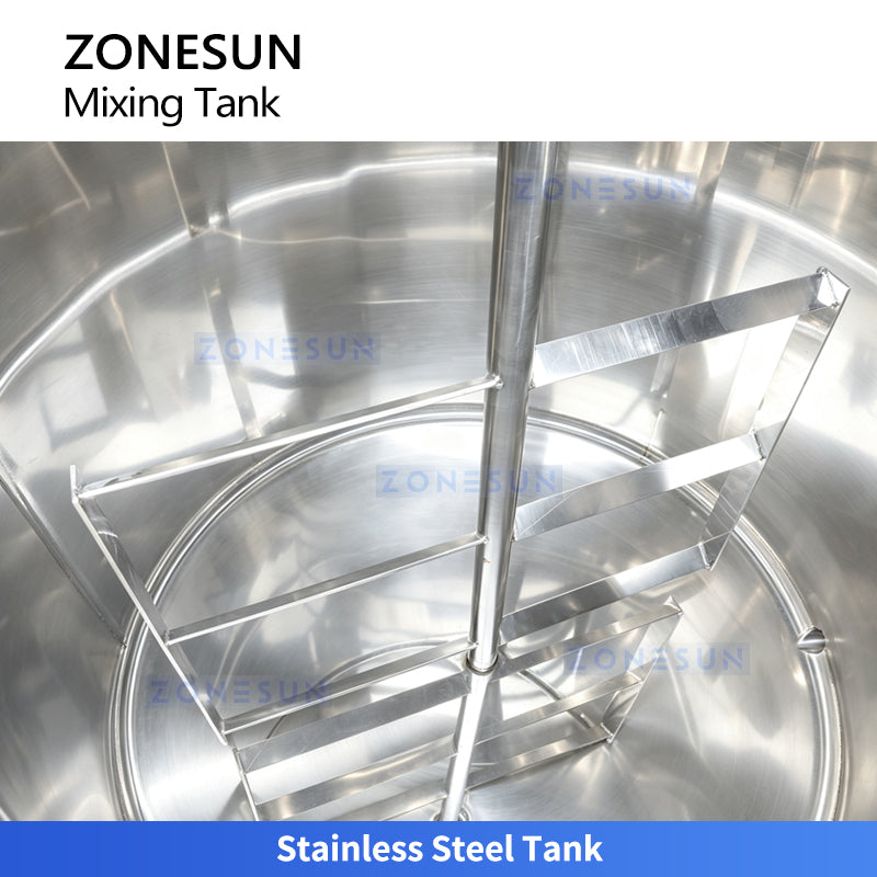 ZONESUN ZS-MB800L Stainless Steel Industrial Liquid & Paste Mixing Tank