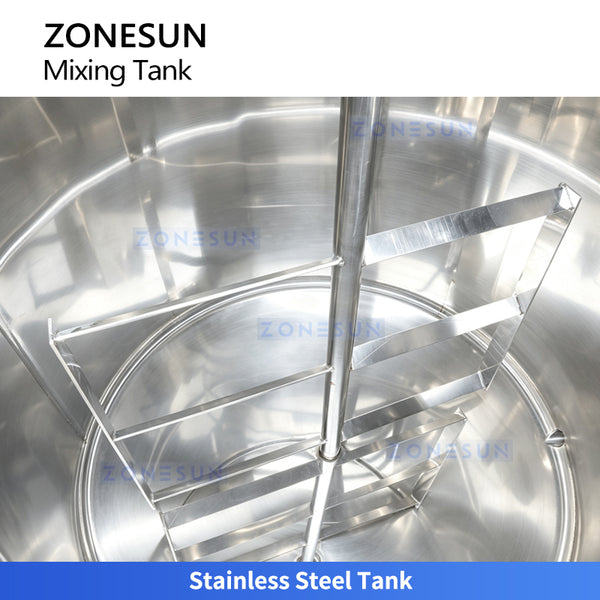 ZONESUN ZS-MB800L Stainless Steel Industrial Liquid & Paste Mixing Tank