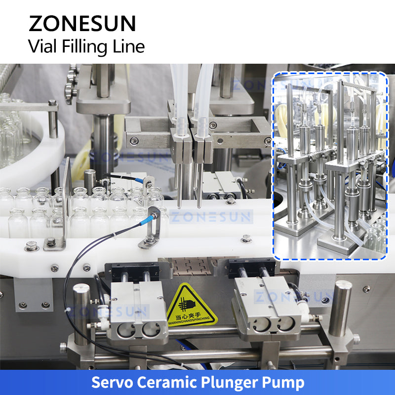 ZONESUN ZS-FAL180V14 Automatic GMP Vial Filling Production Line for Injectable Vaccines Veterinary Drugs and Sterile Liquid Packaging