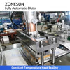 ZONESUN ZS-HFQ2 Automatic Blister Packaging Machine with Thermoforming, Heat Sealing and Punching System for Retail Product Packaging