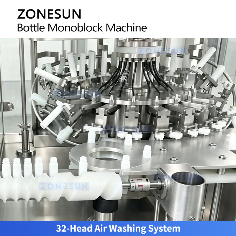 ZONESUN ZS-KGFX32 Automatic 30 ml PP Bottle Washing Filling Capping Monoblock