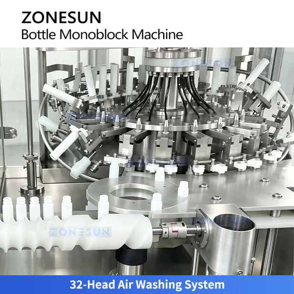 ZONESUN ZS-KGFX32 Automatic 30 ml PP Bottle Washing Filling Capping Monoblock