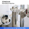 ZONESUN ZS-AFCU1 Marker pen Monoblock Machine Megnetic Pump Filling Pressing Machine