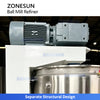 ZONESUN ZS-BM150 Industrial Vertical Chocolate Ball Mill Refiner for Chocolate Cocoa Paste and Nut Butter Grinding
