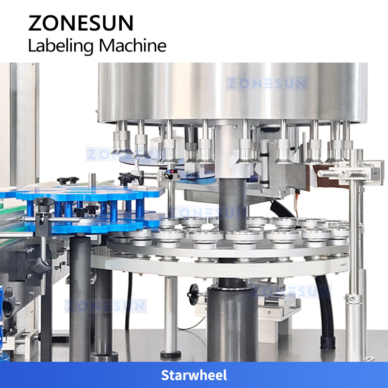 ZONESUN Round Bottle Labeling Machine