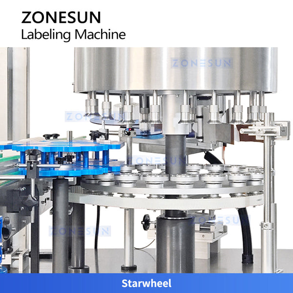 ZONESUN Round Bottle Labeling Machine