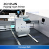 ZONESUN ZS-FYP5 Automatic Paging Coding Machine Flat Bags Cards Inkjet Coding Printer