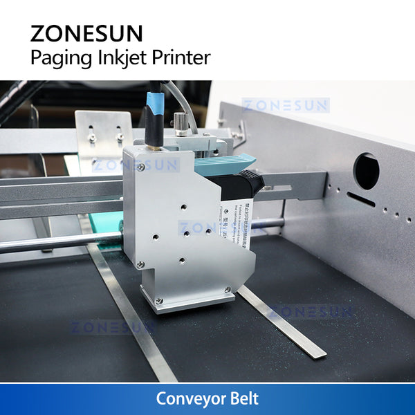 ZONESUN ZS-FYP5 Automatic Paging Coding Machine Flat Bags Cards Inkjet Coding Printer