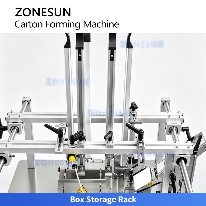 ZONESUN ZS-SEFM01 Semi-Automatic Paperboard Carton Forming Machine for Cosmetic Boxes