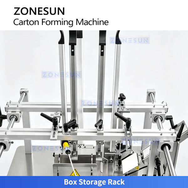 ZONESUN ZS-SEFM01 Semi-Automatic Paperboard Carton Forming Machine for Cosmetic Boxes
