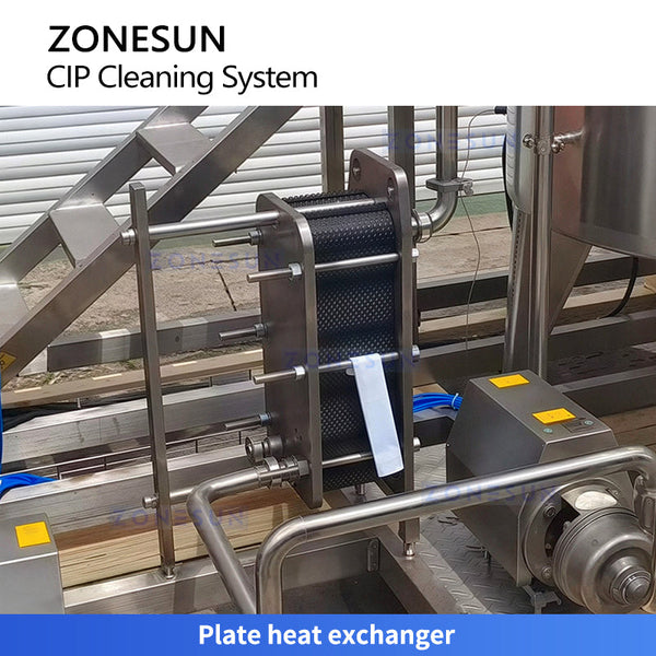 ZONESUN ZS-CIP500 Series Automatic CIP Cleaning System with 3 Tanks for Food Beverage Processing