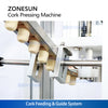 ZONESUN ZS-XG16D1 Máquina automática de prensado de tapas de corcho de madera con alimentador de tapas 