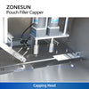 ZONESUN ZS-ASP2 Automatic Spout Pouch Piston Pump Liquid Filling Capping Machine