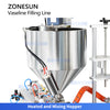 Cosmetic cream bottling line