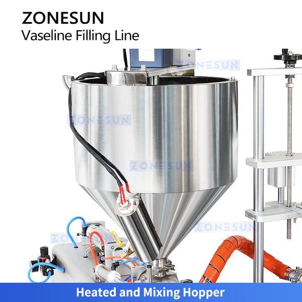 Cosmetic cream bottling line