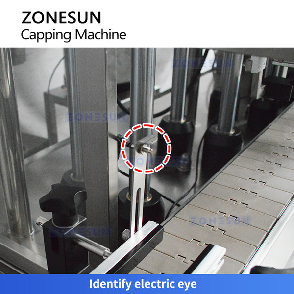 ZONESUN ZS-VTXG2 Continuous Motion Dual-Head Tracking Capping Machine