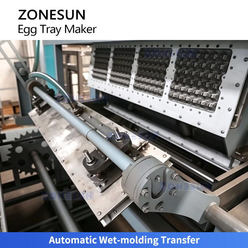 ZONESUN ZS-PT1000 Automatic Rotary Pulp Molding Machine for Egg Trays Fruit Trays and Biodegradable Paper Packaging