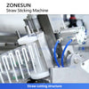 ZONESUN ZS-SZT1 Automatic Milk Beverage Straw Pasting Machine Straw Applicator