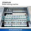 ZONESUN ZS-UWB5 Automatic Ultrasonic Bottle Washing Packing Line