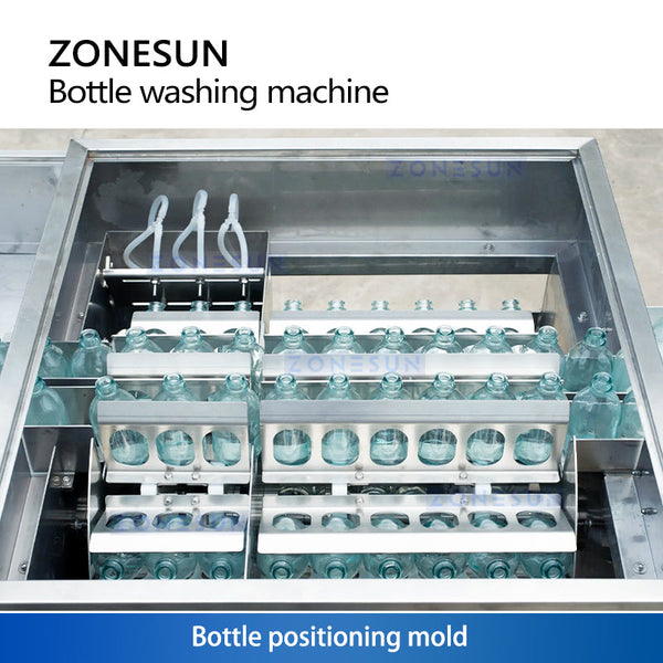 ZONESUN ZS-UWB5 Automatic Ultrasonic Bottle Washing Packing Line