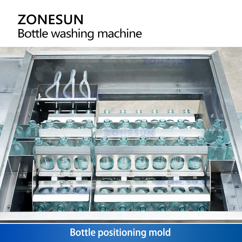 ZONESUN ZS-UWB5 Automatic Ultrasonic Bottle Washing Packing Line