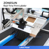 ZONESUN ZS-TB160POPB Automatic Print-and-Apply Flat Labeling System for Real-Time Coding
