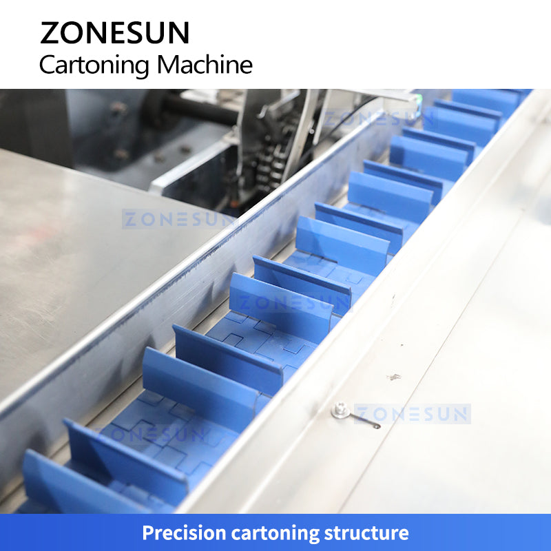 ZONESUN ZS-ZH190 Automatic Perfume Cosmetic Box Cartoning Machine