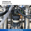 ZONESUN ZS-FALU5 Honey Syrup Filling, Capping & Labeling Line for Viscous Products