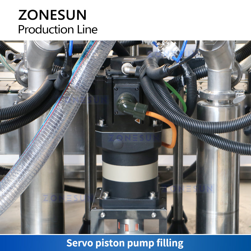 ZONESUN ZS-FALU5 Honey Syrup Filling, Capping & Labeling Line for Viscous Products
