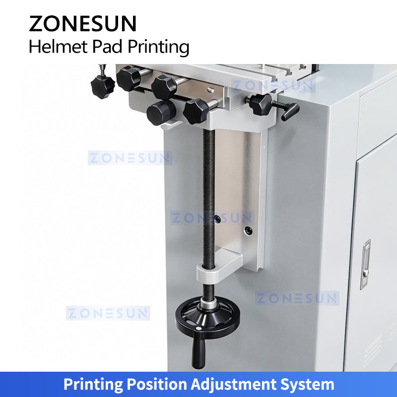 ZONESUN ZS-VTQYY2 Semi Automatic Helmet Pad Printing Machine