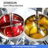 ZONESUN ZS-LG2C Lipstick Spiral Filling Machine Double Color for High-Viscosity Cosmetic & Paste Products