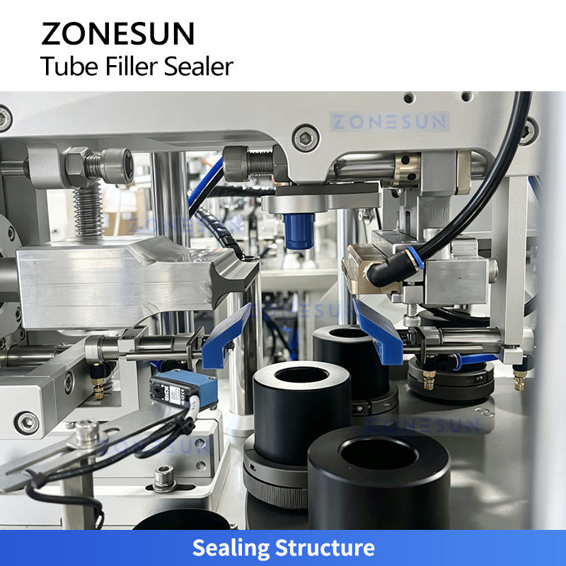 ZONESUN ZS-FS009D Automatic Soft Tube Filling and Sealing Machine for A+B Creams Toothpaste Cosmetic