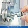 ZONESUN ZS-KZJ100 Automatic Elastic Rope Bundling Machine for Vegetables Flowers Cables Fast Tying System