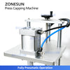 ZONESUN ZS-PDCM100C Semi-Automatic Pneumatic Plastic Bucket Lid Pressing Machine