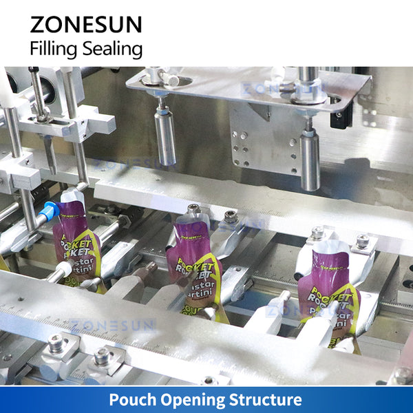 ZONESUN ZS-AFS03L Liquid Pouch Filler & Sealer for Milk, Juice & Energy Drink Packaging