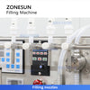 ZONESUN ZS-DTMP4 4 Nozzles Automatic Magnetic Pump Liquid Filling Machine ZS-DTMP4