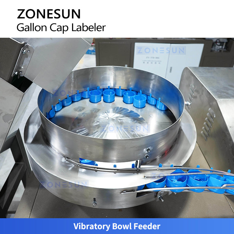 Bottle Cap Top Labeling Machine