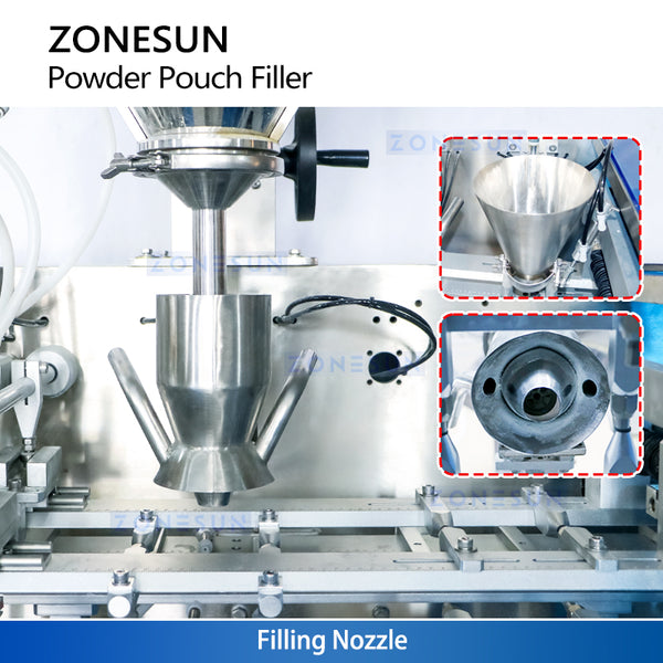 ZONESUN ZS-AFS210 Automatic Powder Pouch Bag Filling Sealing Machine