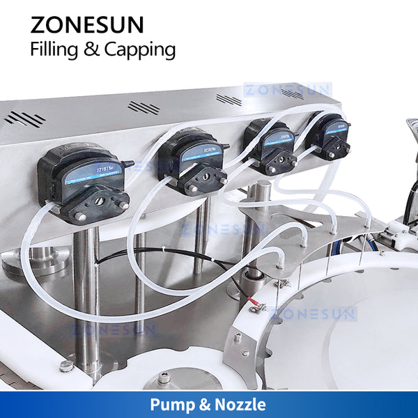 ZONESUN ZS-AFC39 Automatic Vial Filler & Capper for Pharma and Cosmetic Packaging