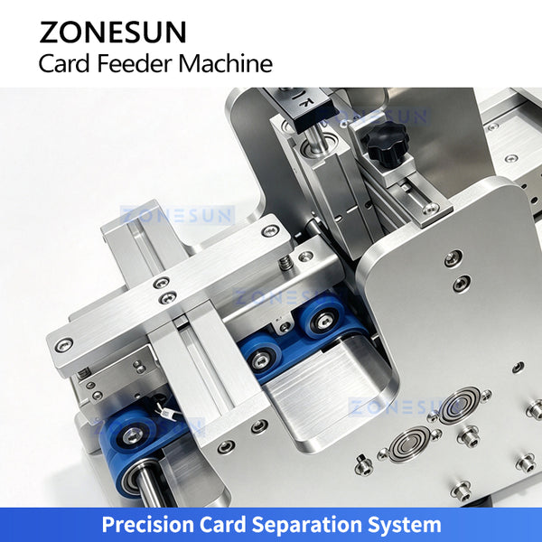 ZONESUN ZS-MY150 High Speed Automatic Card Feeder Machine for Cards Labels Bags and Leaflets