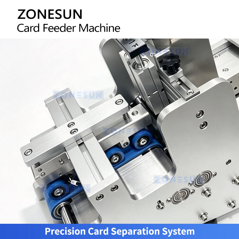 ZONESUN ZS-MY150 High Speed Automatic Card Feeder Machine for Cards Labels Bags and Leaflets
