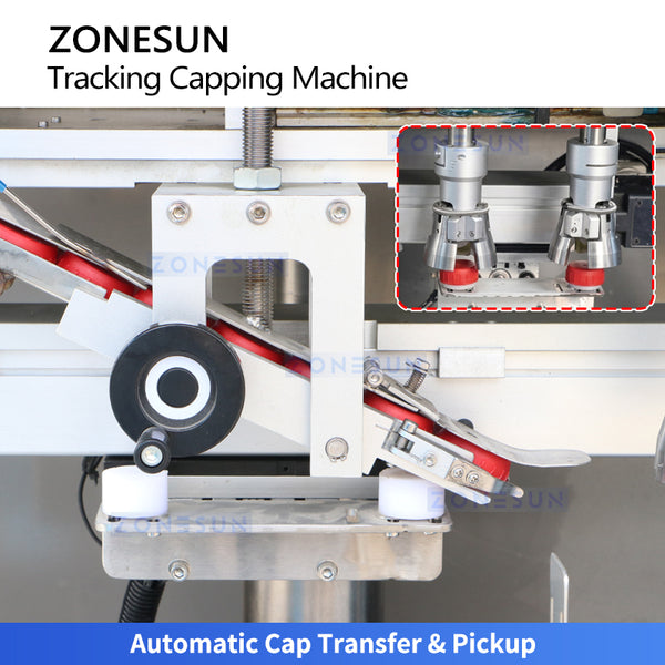 ZONESUN ZS-XG440P Automatic Double-Head Tracking Bottle Capping Machine