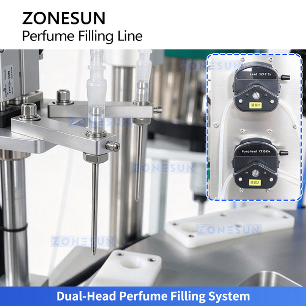 ZONESUN ZS-FAL180X17 Automatic Perfume Filling Capping & Labeling Line