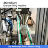 Industrial volumetric cup dispenser