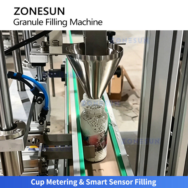 Industrial volumetric cup dispenser