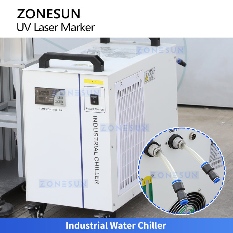Industrial laser marking station