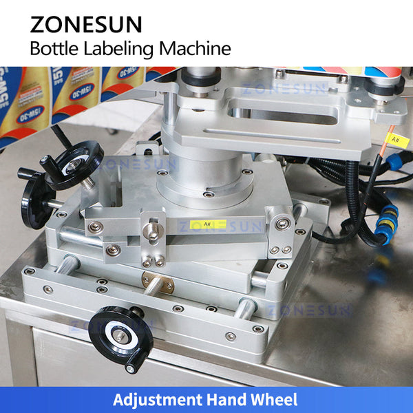 ZONESUN ZS-TB300L Automatic Double Side Labeling Machine Round Square Flat Bottle Labeler